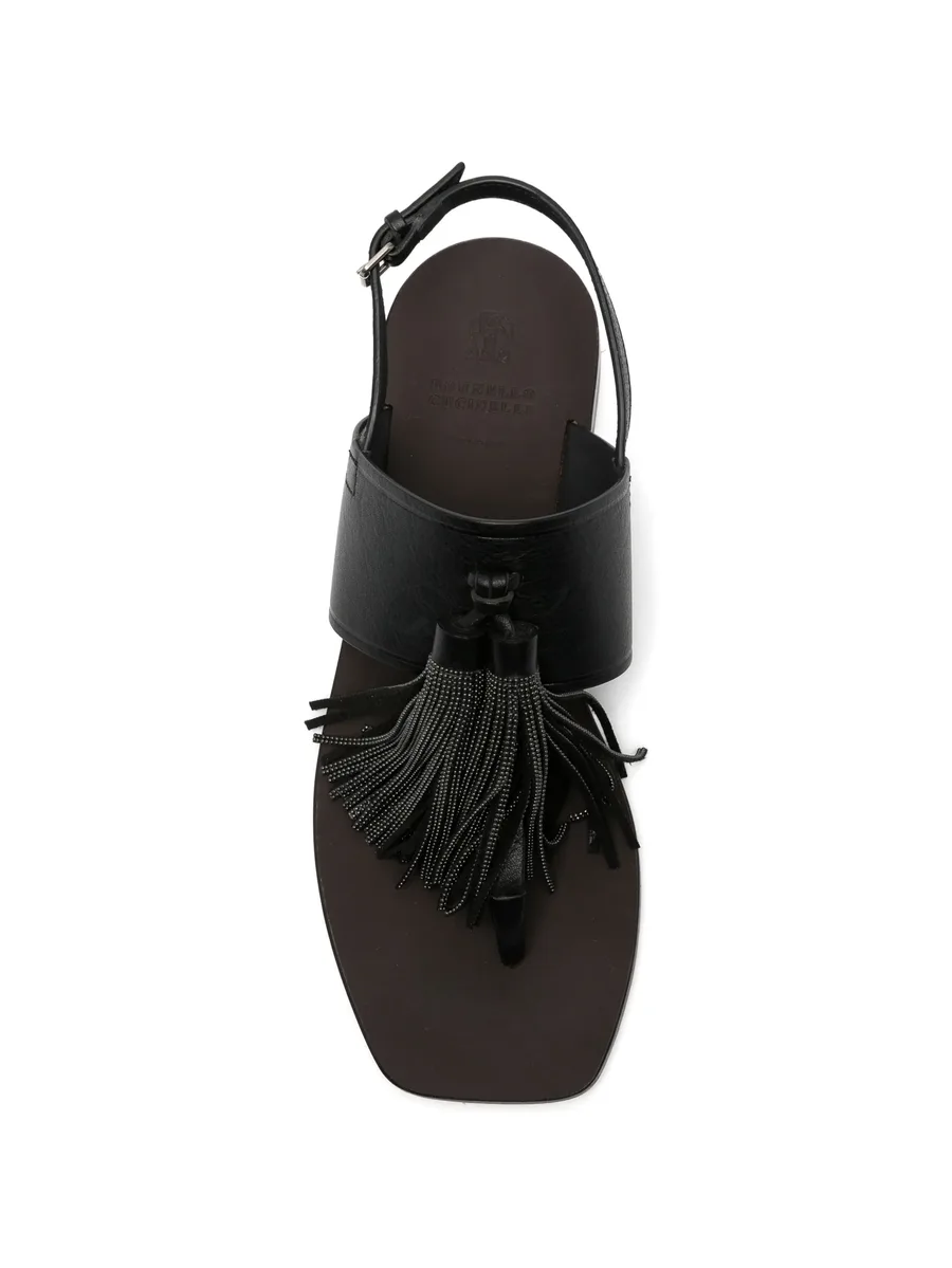 tassel-detail sandals 7