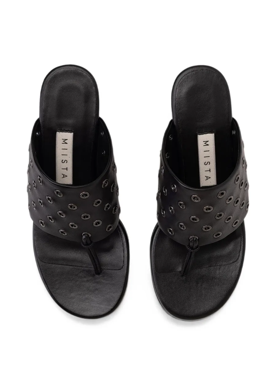 Cedella eyelet-embellished sandals 8