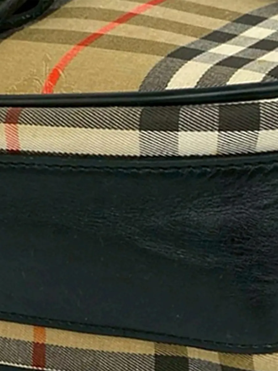 20th Century Haymarket Check Canvas crossbody bag 13