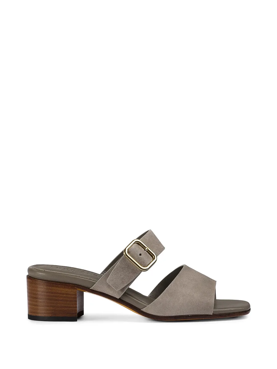 double-strap suede sandals 2