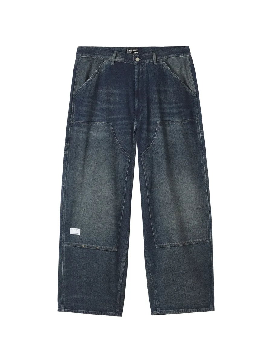 panelled wide jeans 2