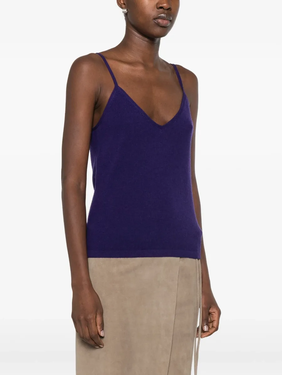 strappy V-neck tank top 3