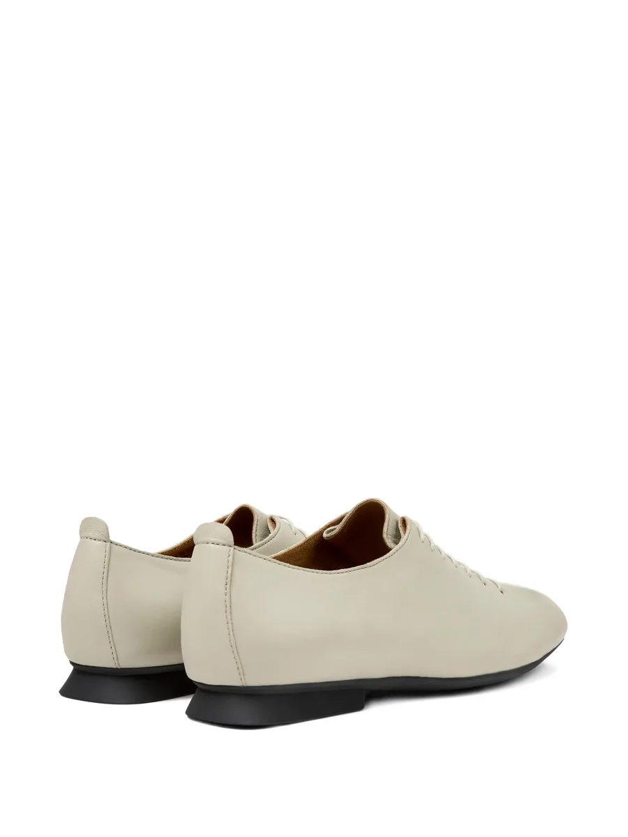 lace-up leather flats 6