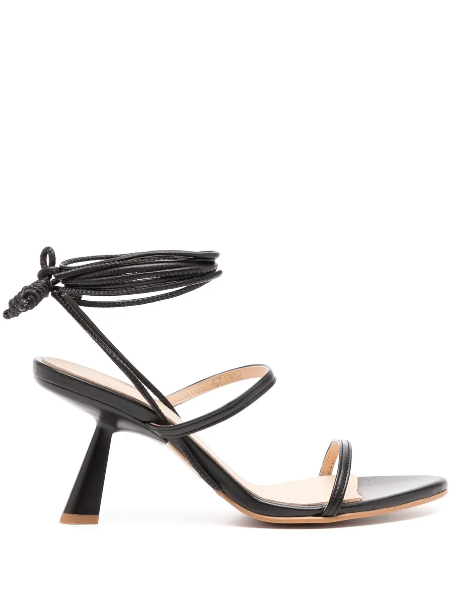 Kendra 65mm leather sandals 1