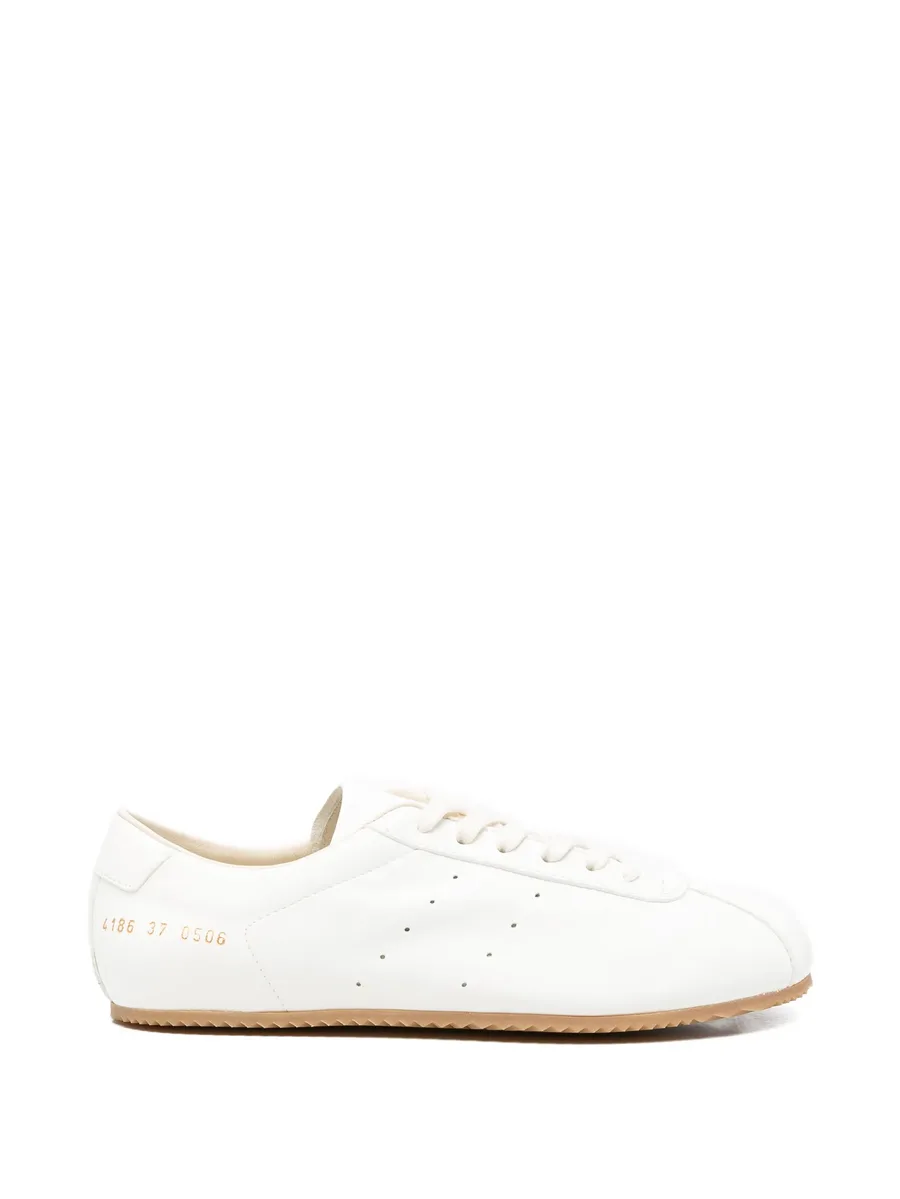 Driving perforated lace-up sneakers 1