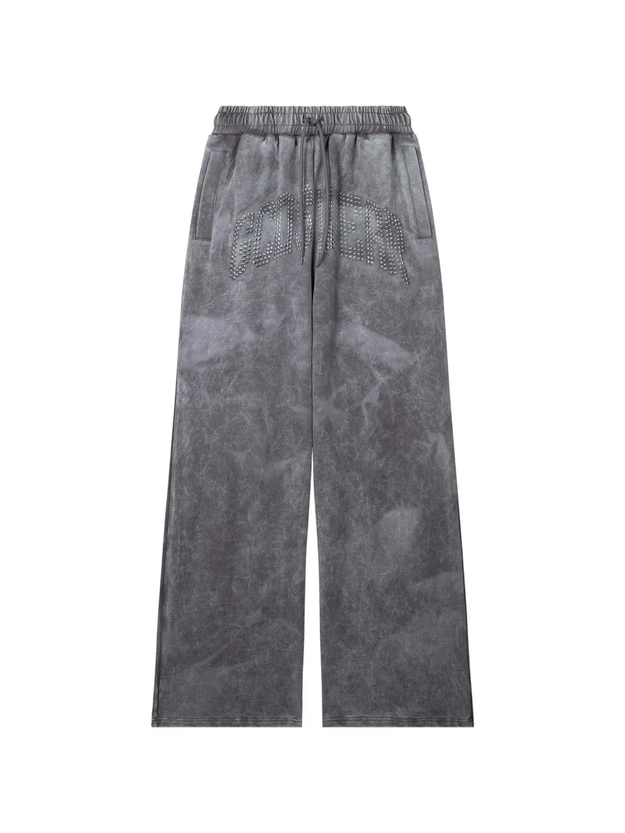 studded logo-patch track pants 1