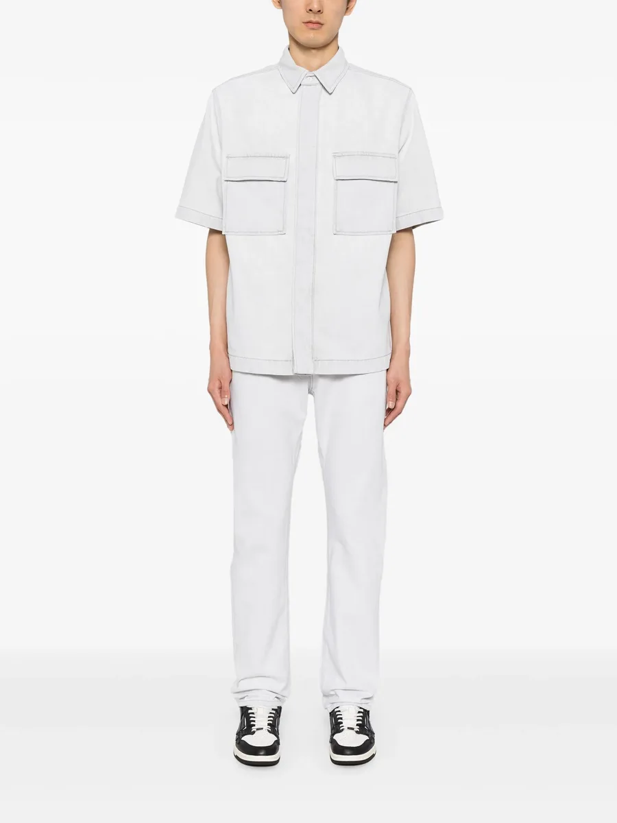 light-wash straight-leg jeans 3
