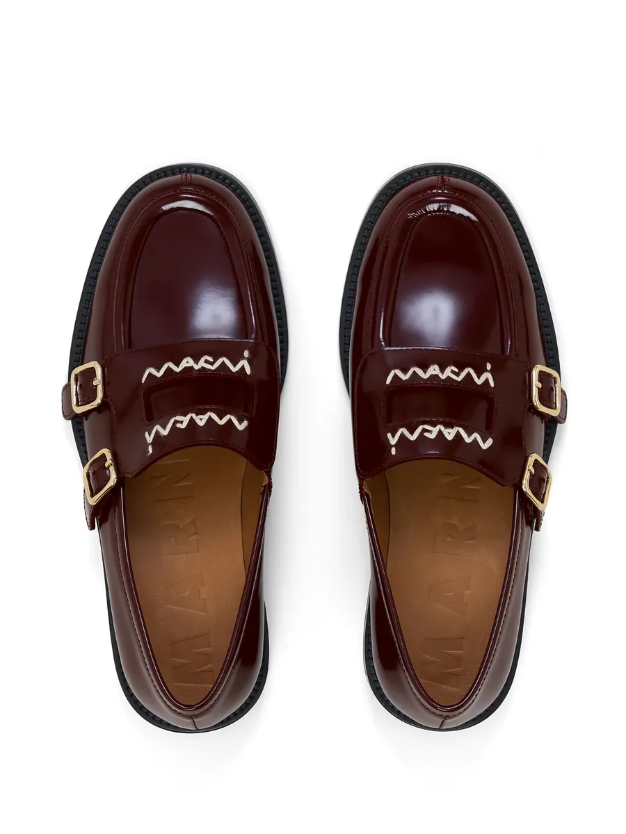 leather Bambi 3.0 loafers with double buckle 8