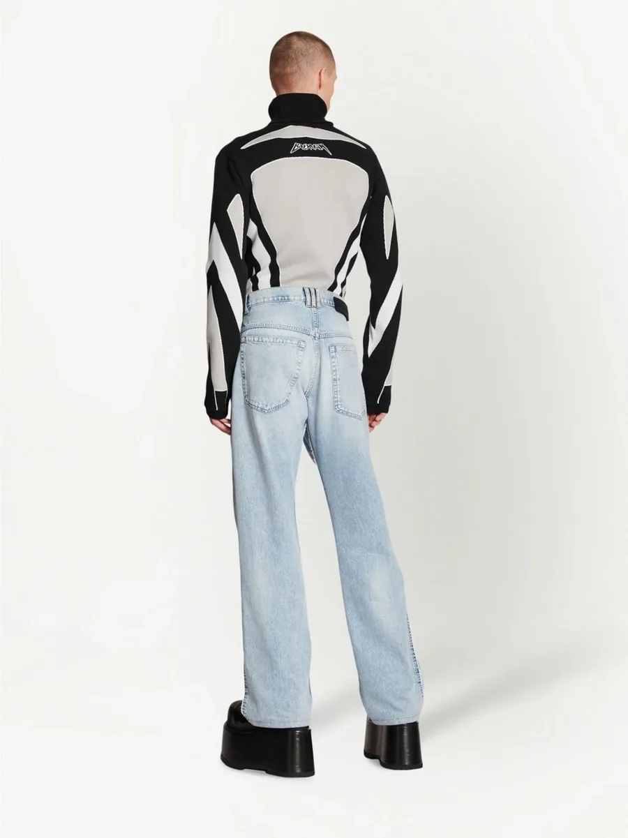loose-fit straight-leg jeans 7