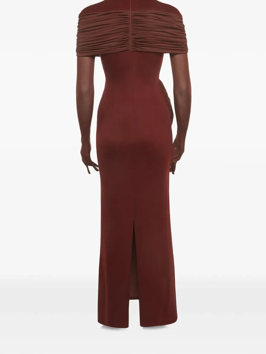 Meydan draped maxi dress 2