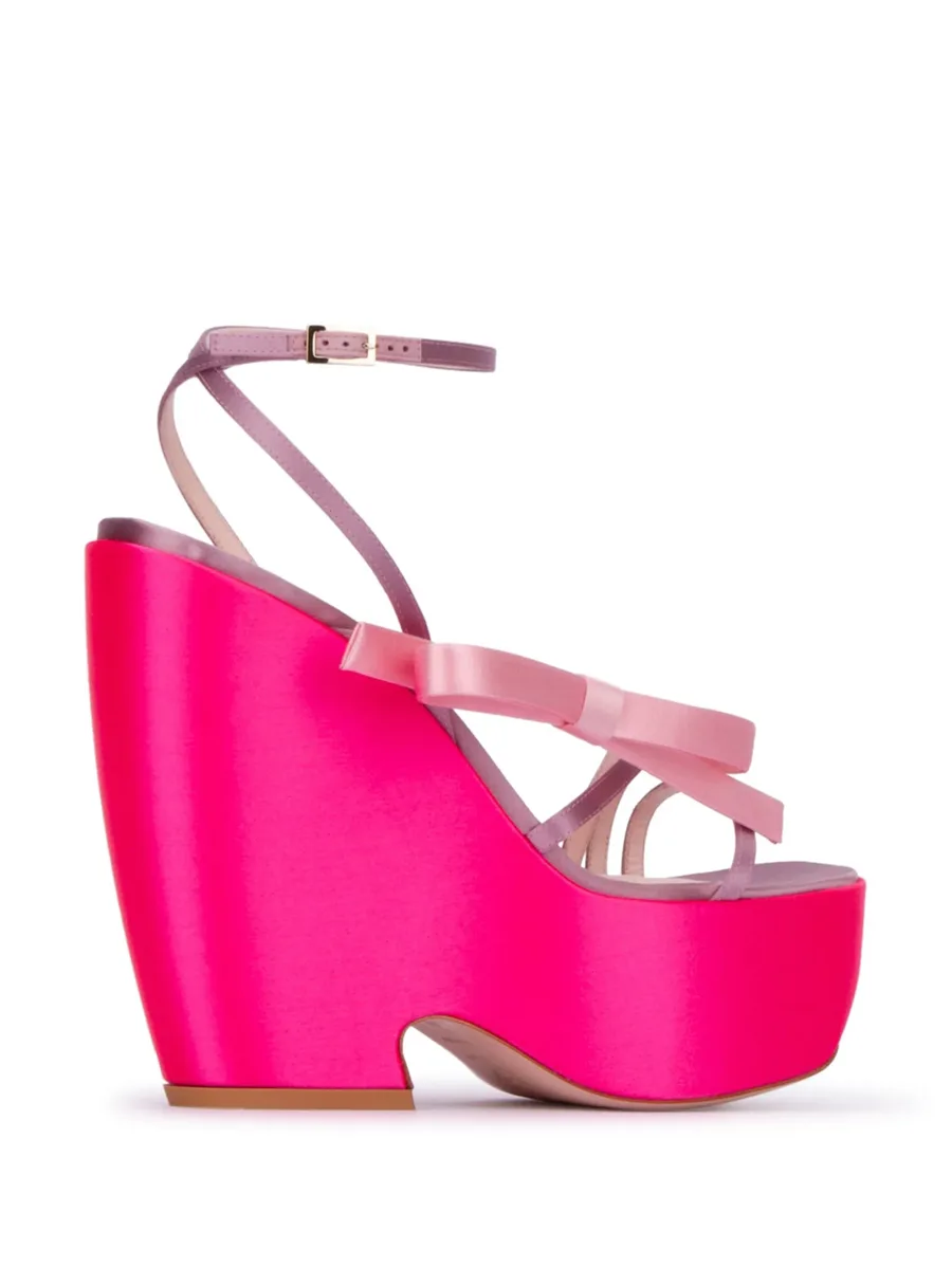 100mm Choc Bow sandals 5