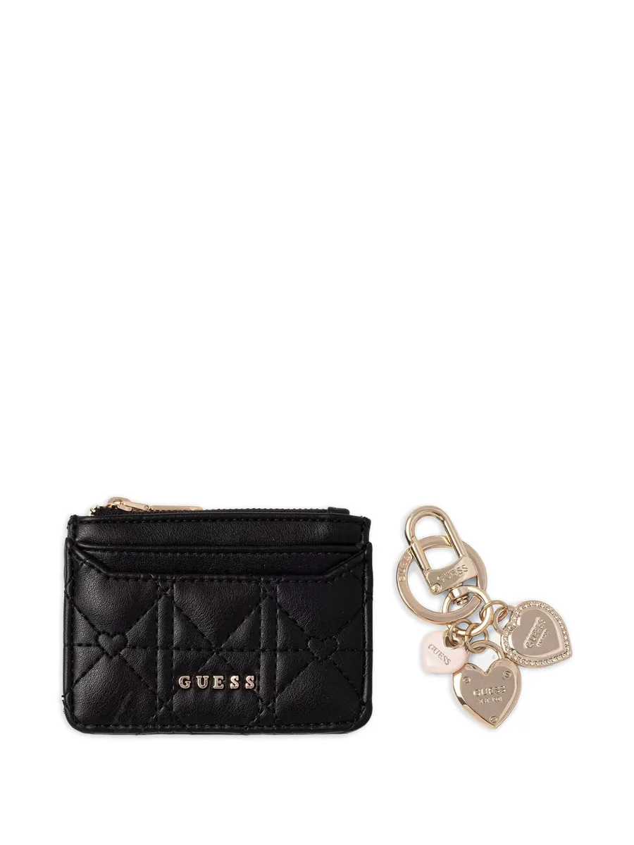 quilted cardholder and keychain set 3