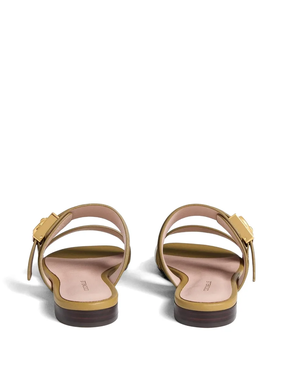 Standard Farfetch Format:  C-ME Lock buckle-strap leather sandals 5