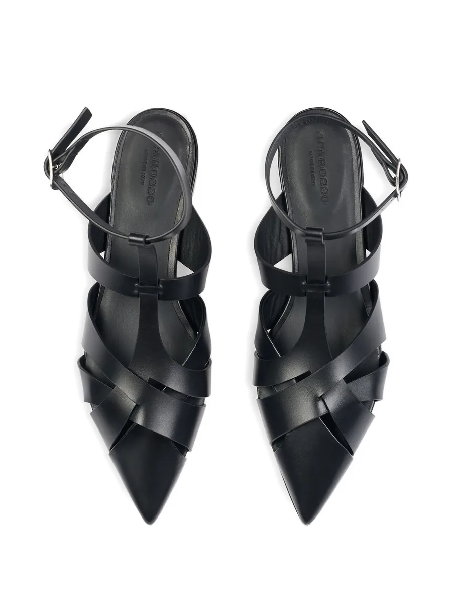 clara criss-cross-strap sandals 6