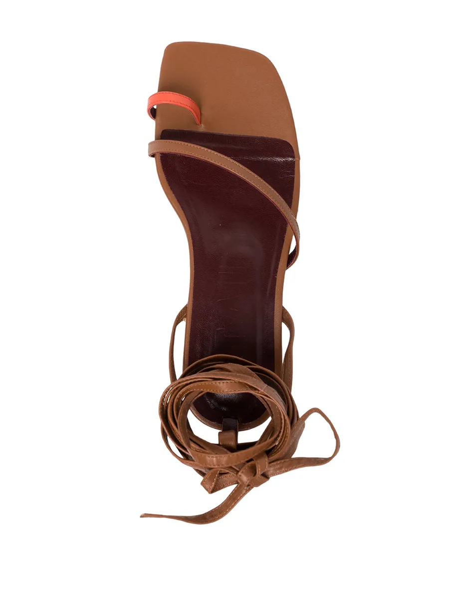 Nicola leather flat sandals 8