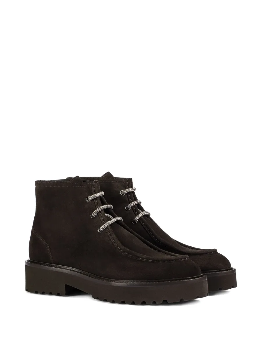suede lace-up boots 4