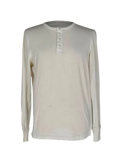 Henley long-sleeve T-shirt