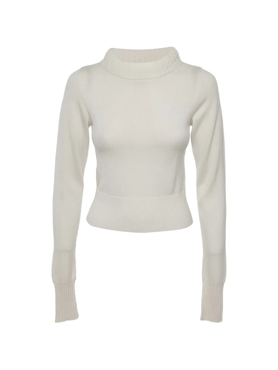 ribbed turtleneck sweater 1