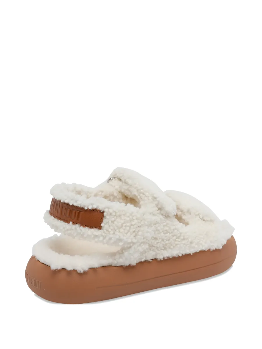 shearling platform sandals 4