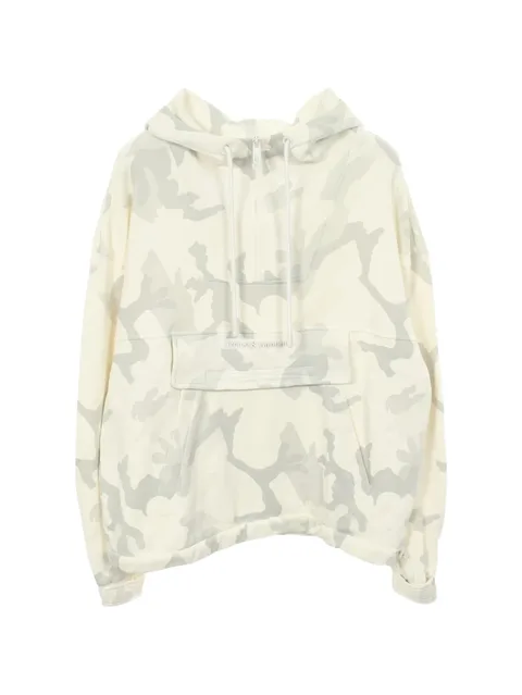2010s camouflage half-zip hoodie