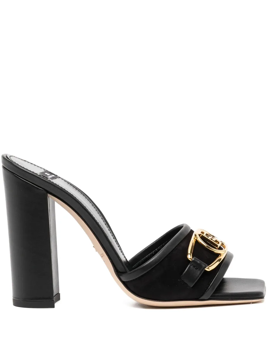 100mm logo-buckle sandals 2