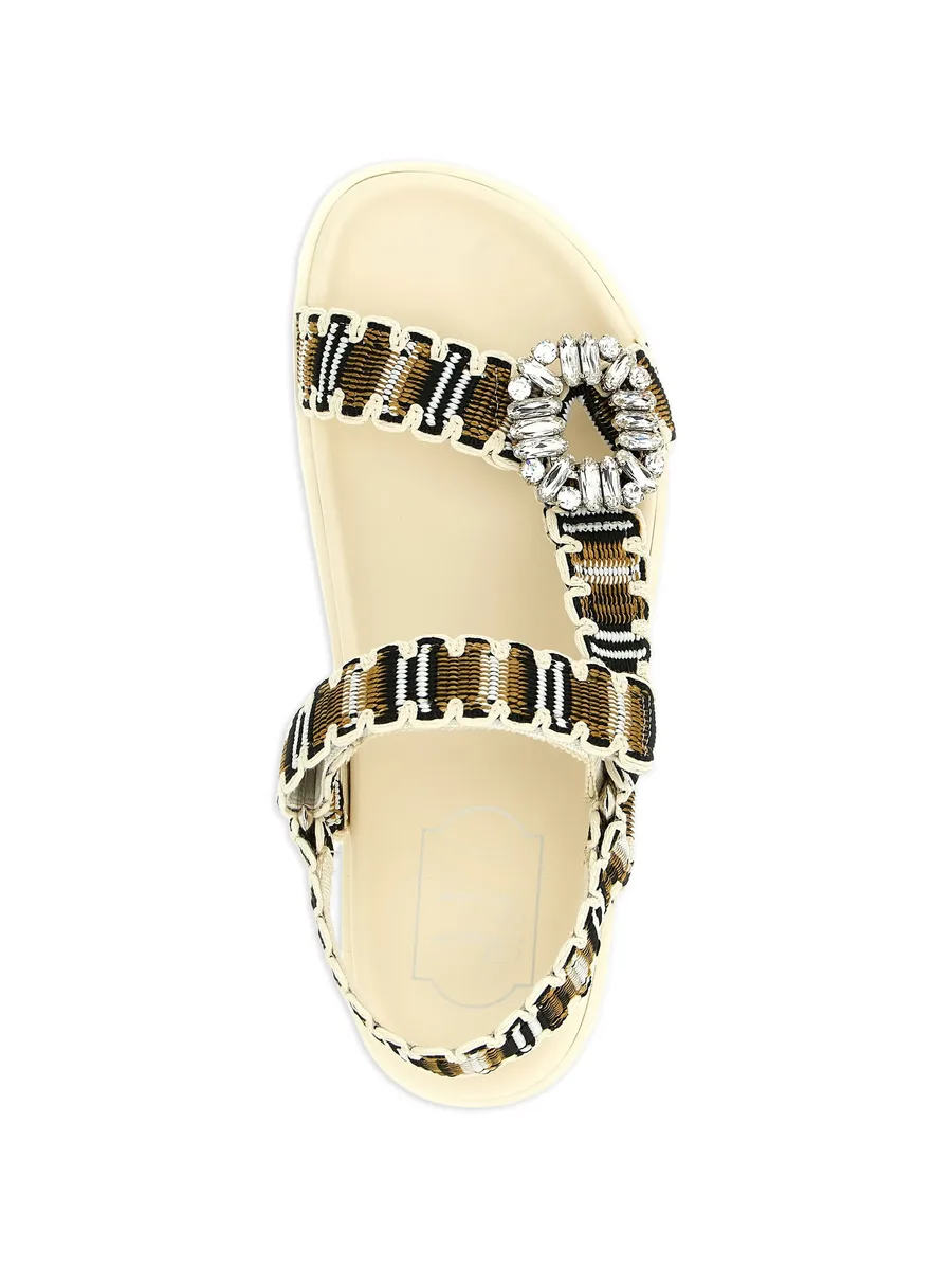 Slidy Viv Trek crystal-embellished sandals 8