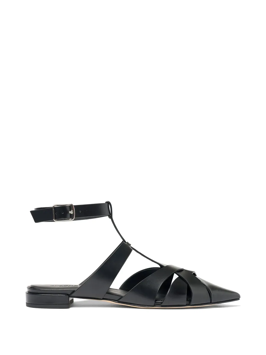 clara criss-cross-strap sandals 1