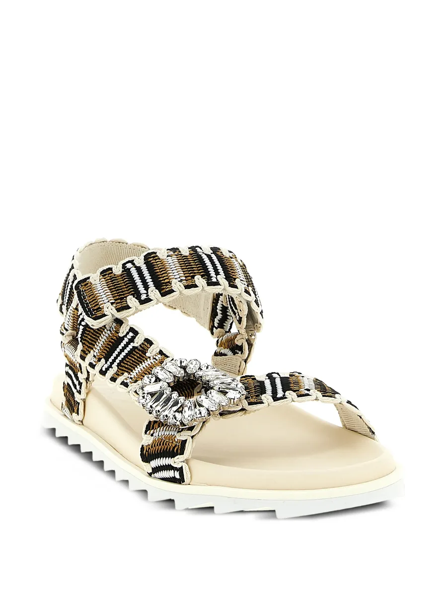 Slidy Viv Trek crystal-embellished sandals 3