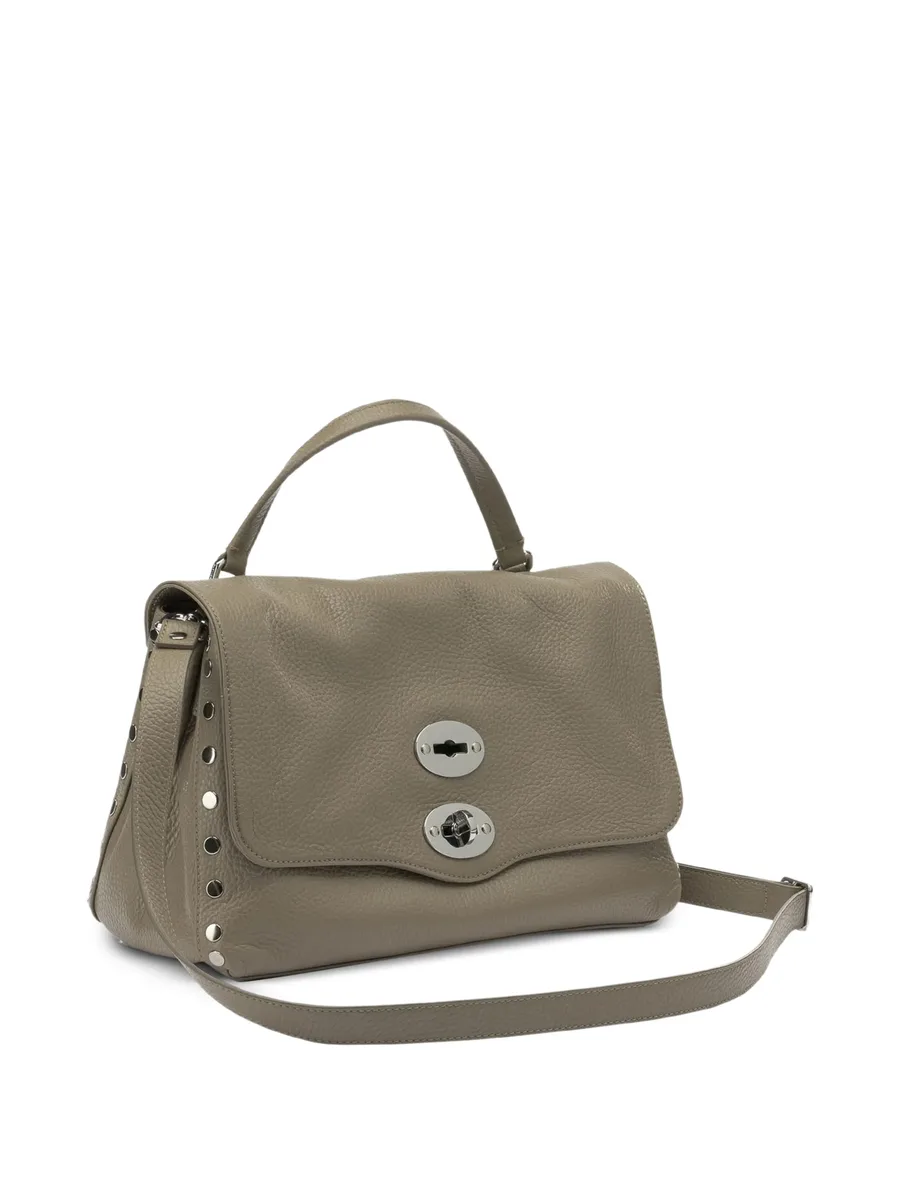 Postina turnlock leather tote bag 6