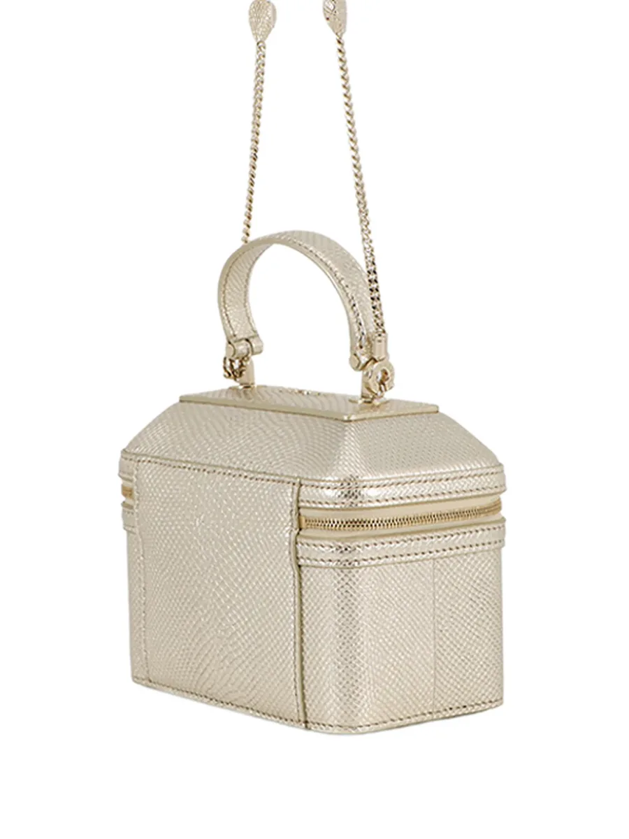 сумка-сэтчел Serpenti Forever Vanity Bag с тиснением (2021-2026 годы) 6