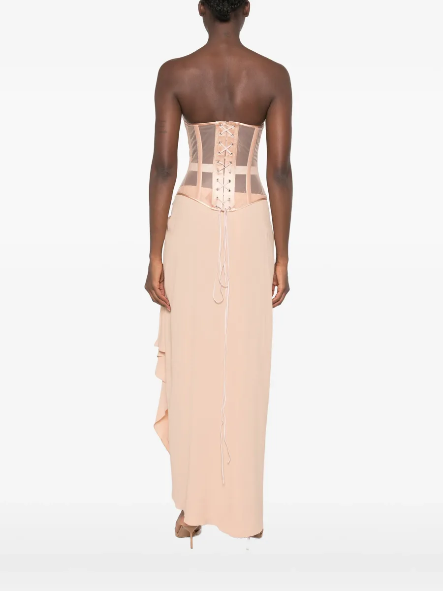 sheer lace-up corset 4