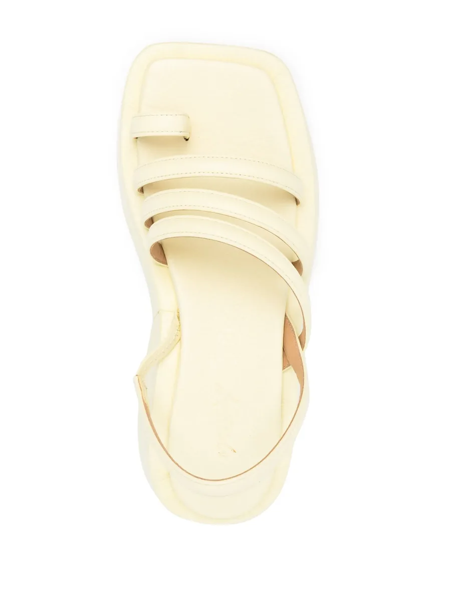 platform leather sandals 8