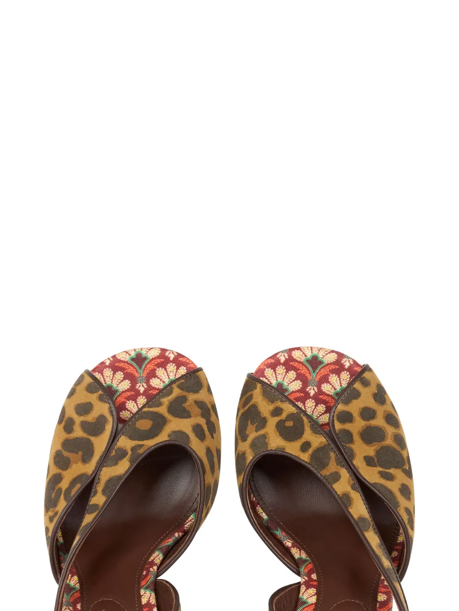 90mm animal-print heeled sandals 5
