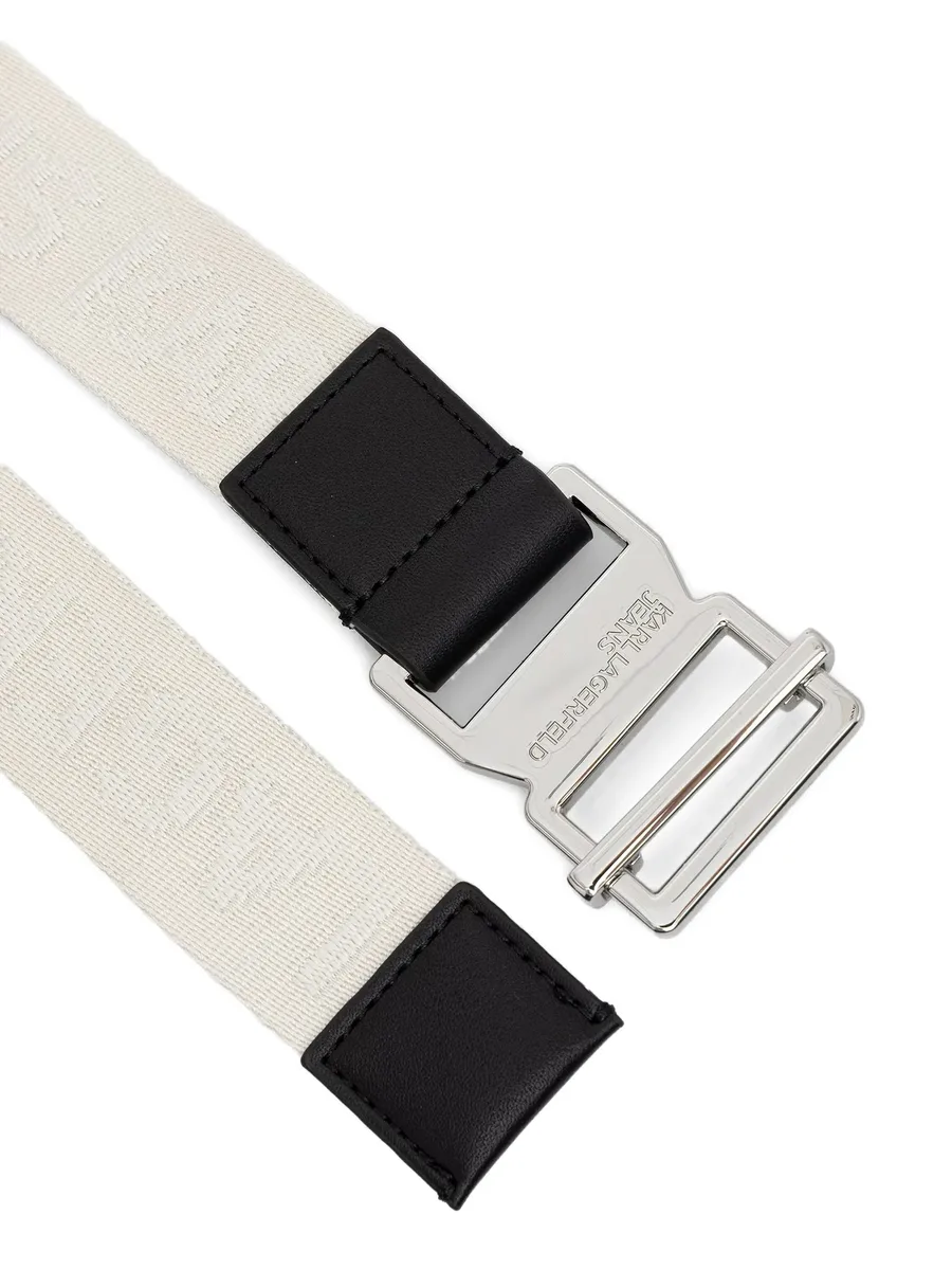 ремень с жаккардовым логотипом 3