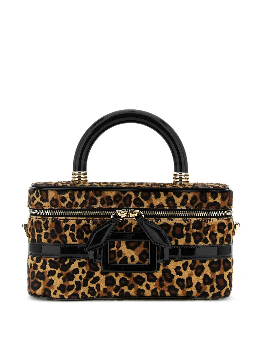 Belle Vivier leopard-print buckle tote bag 1