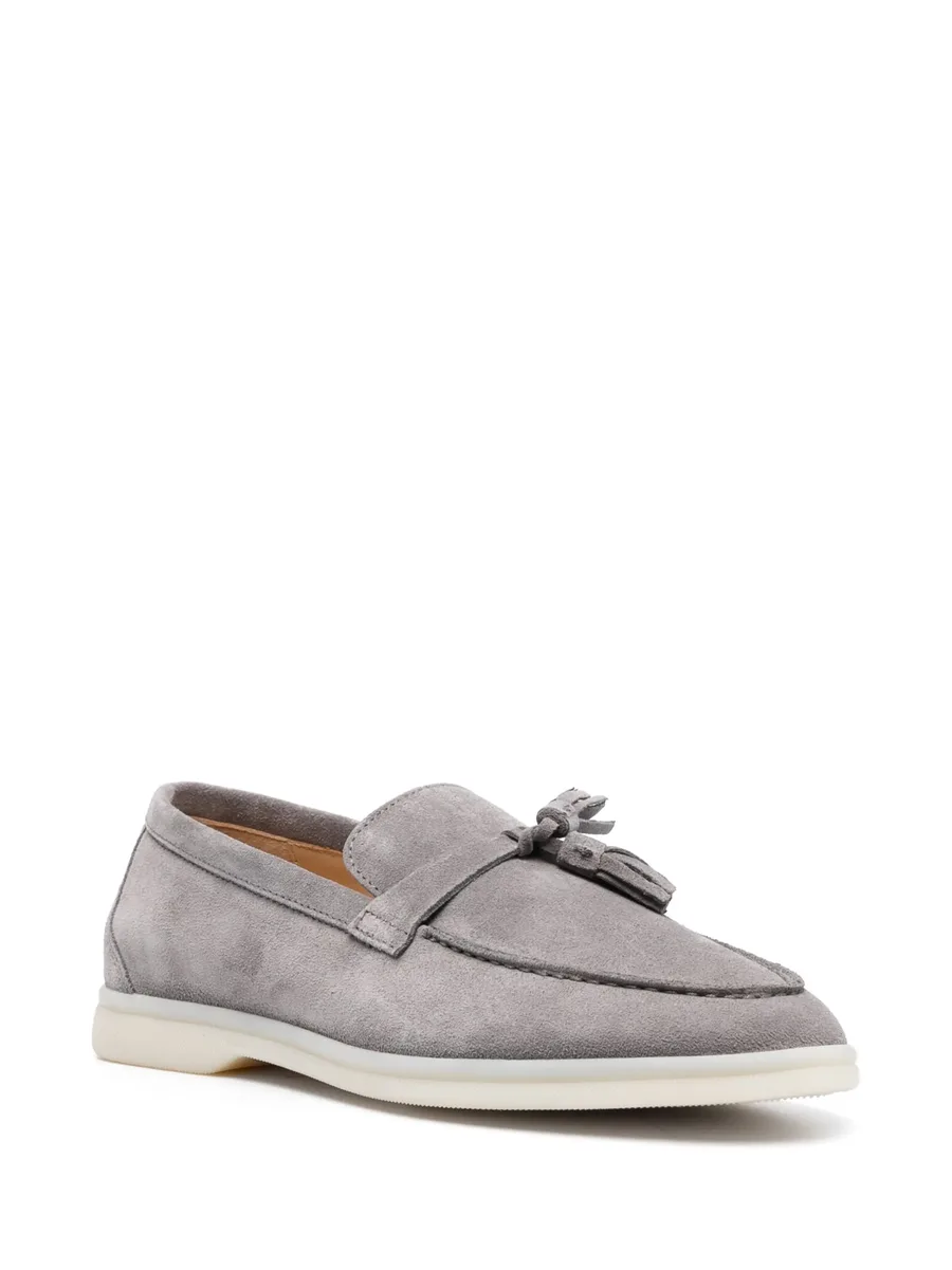 tassel-detail suede loafers 6