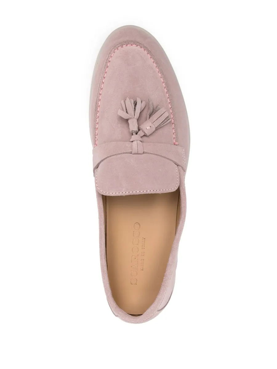tassel detail suede loafers 10