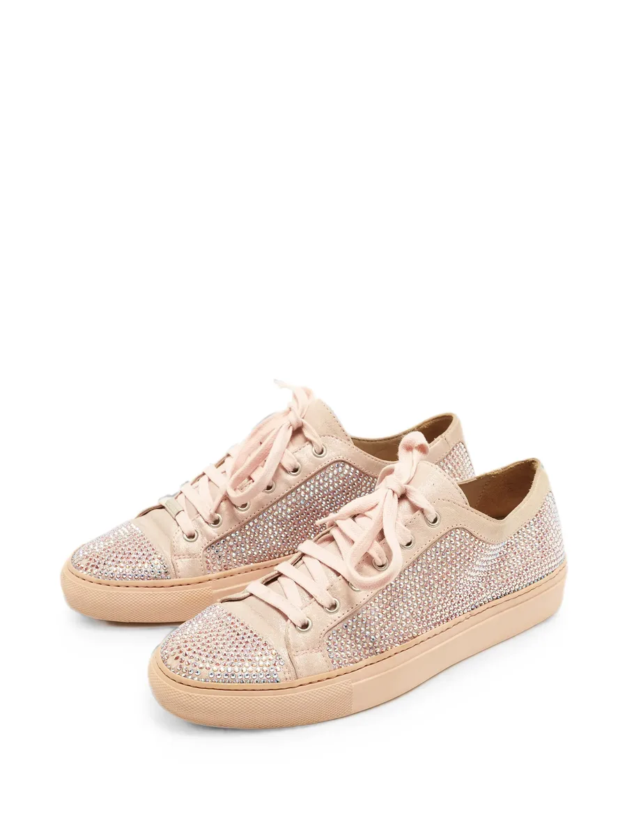 crystal-embellished low-top sneakers 2