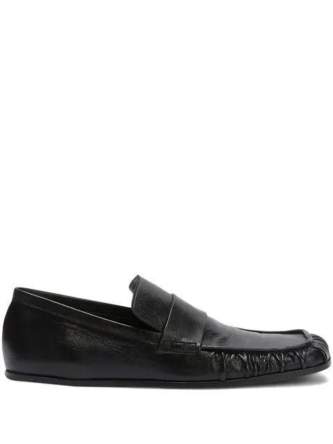 leather loafers