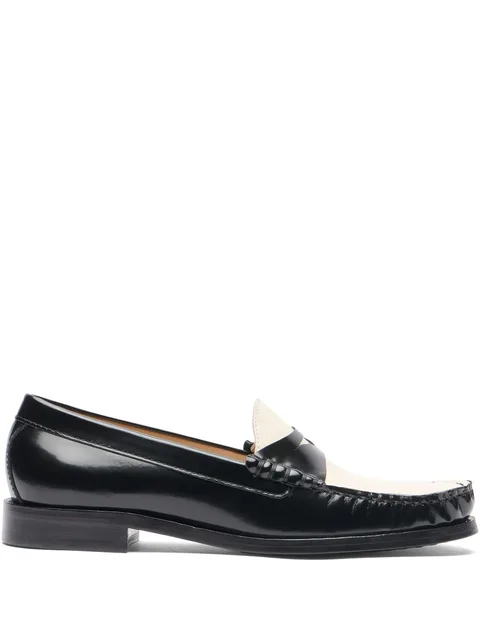 leather loafers