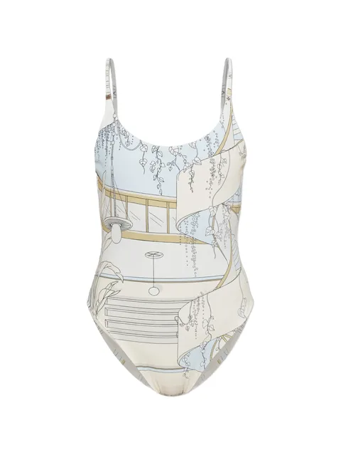 printed swimsuit