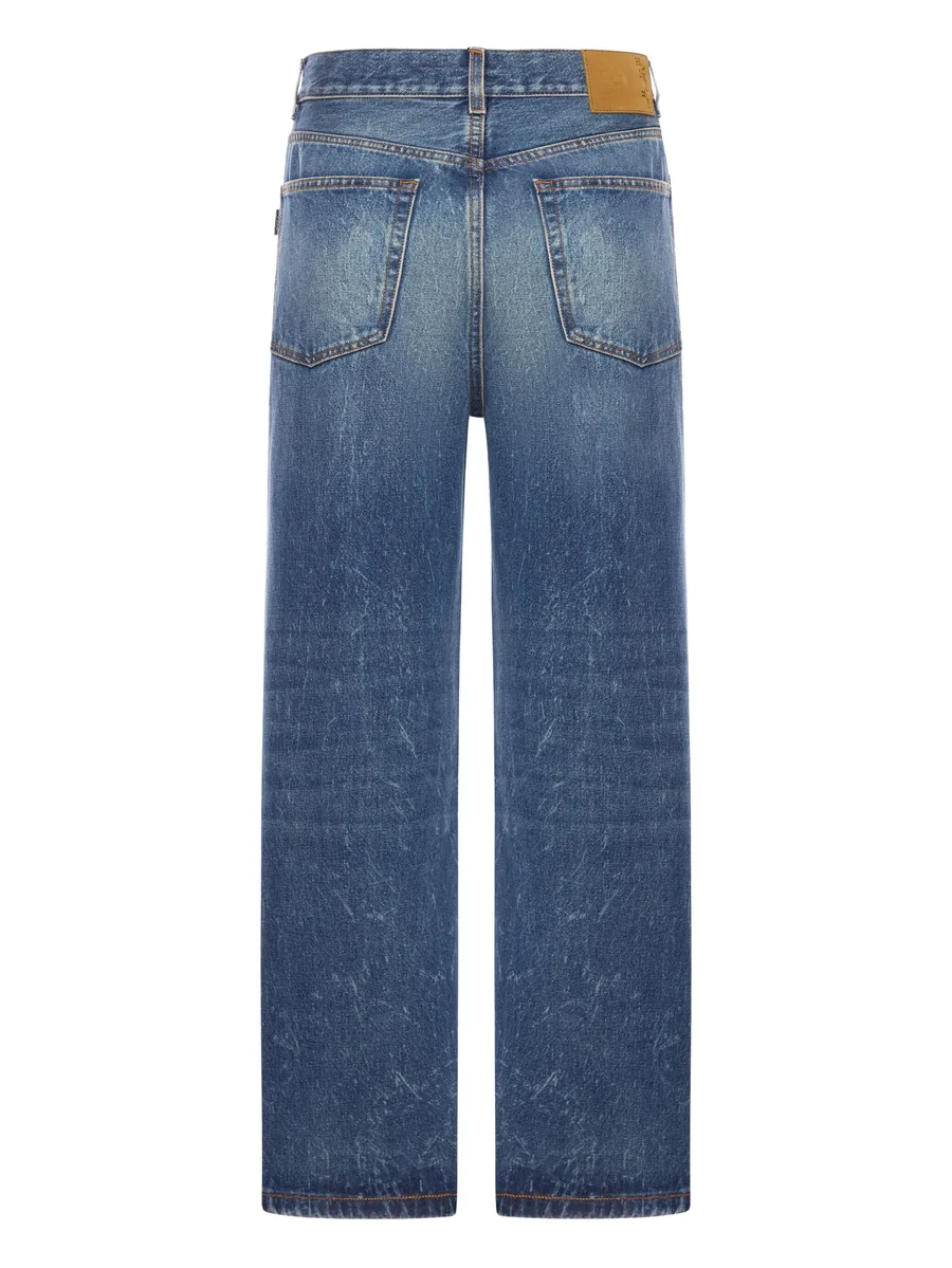 five-pocket whiskered jeans 3