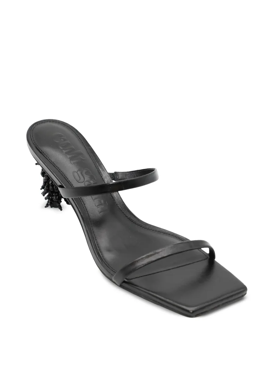 Riley beaded heeled sandals 3