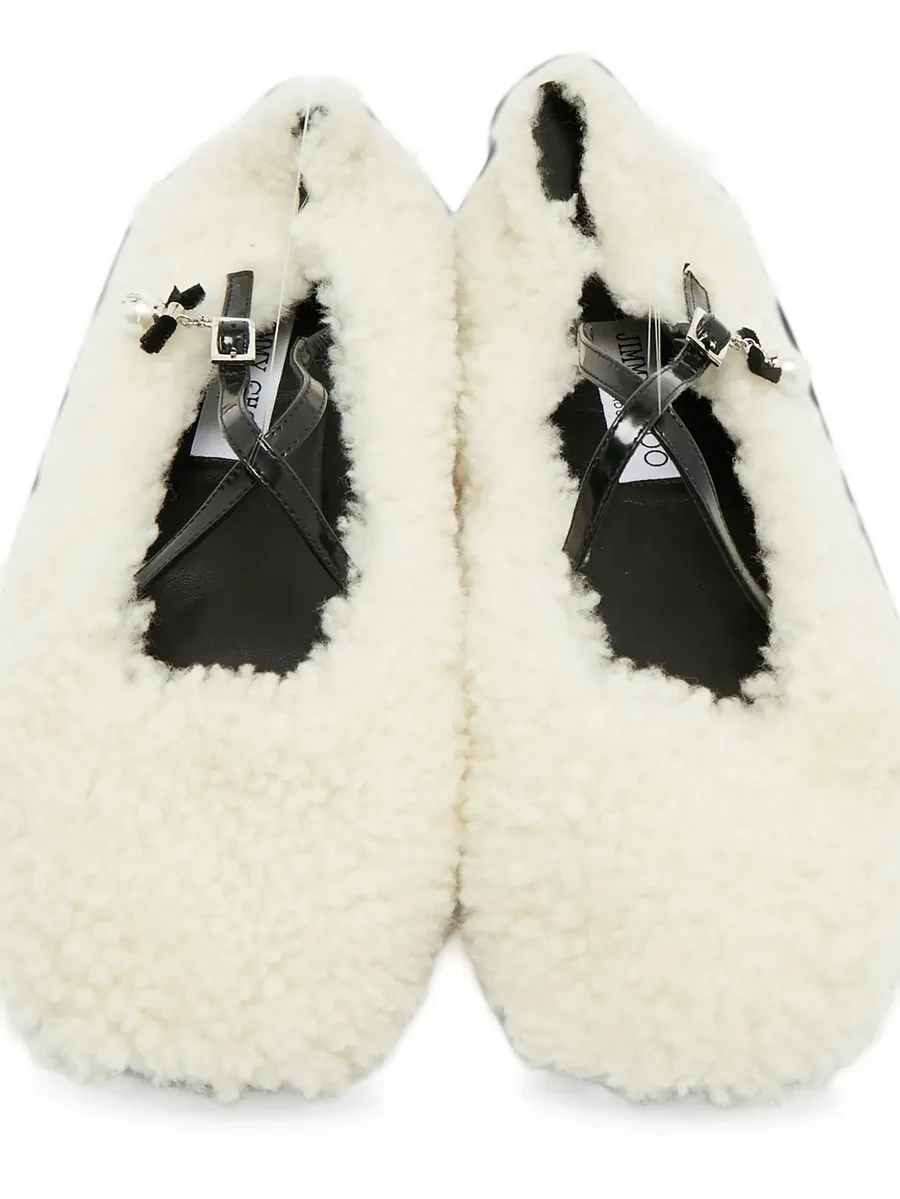 Eleri shearling ballet flats 3
