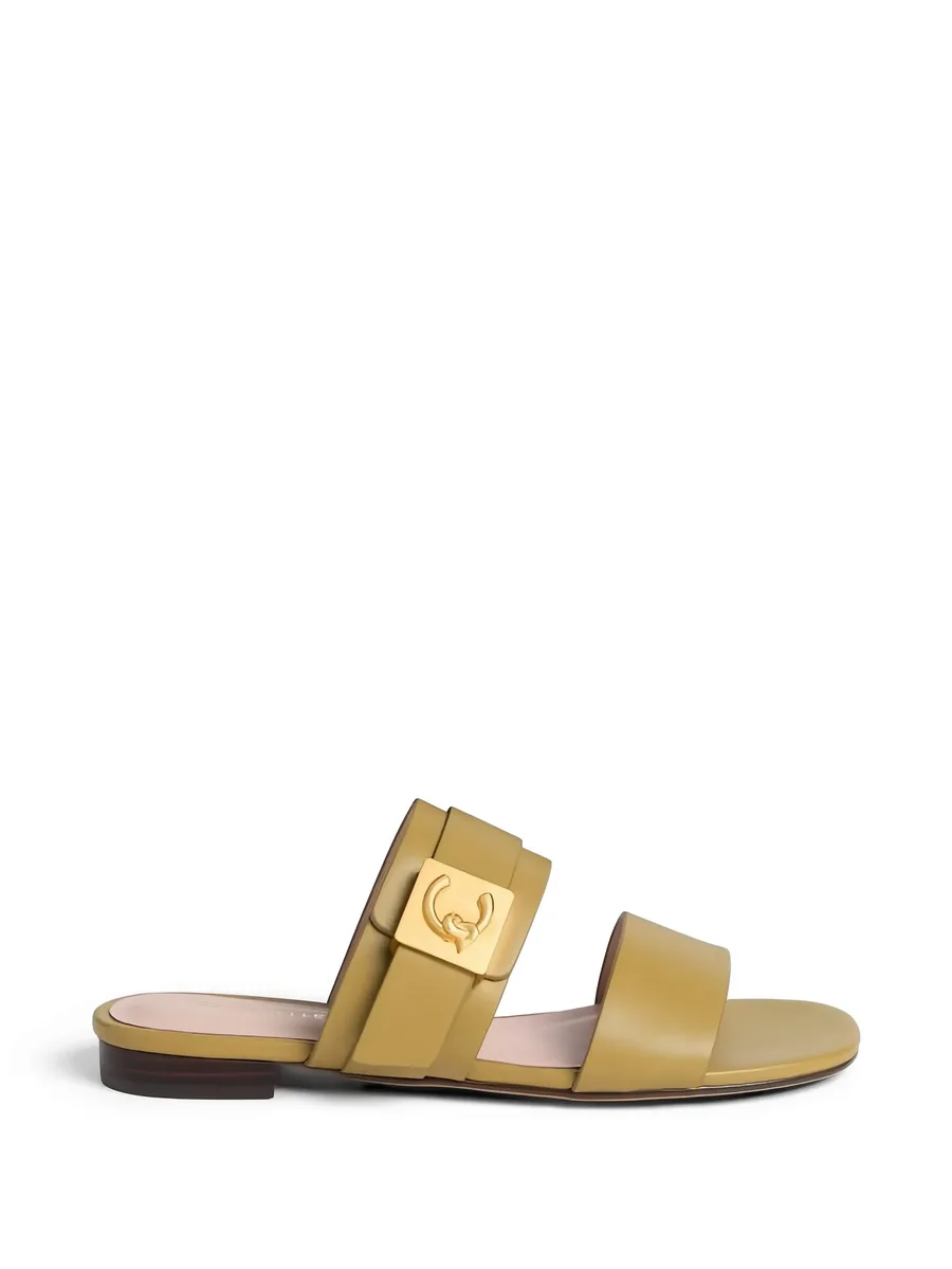 Standard Farfetch Format:  C-ME Lock buckle-strap leather sandals 1