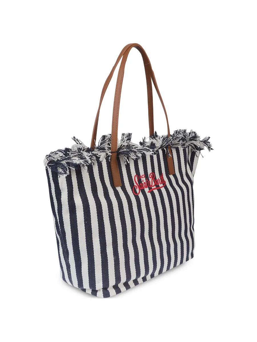 сумка на плечо City Bag Mid Fringe в полоску 5