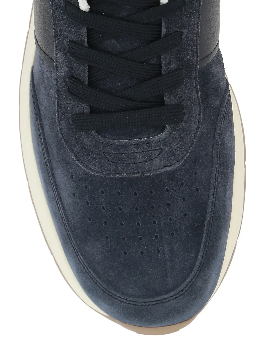 low-top suede sneakers 7