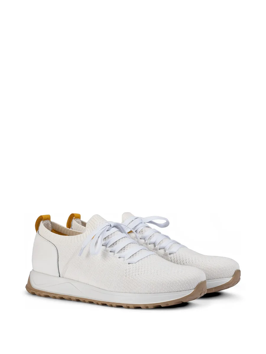 leather technical fabric sneakers 4