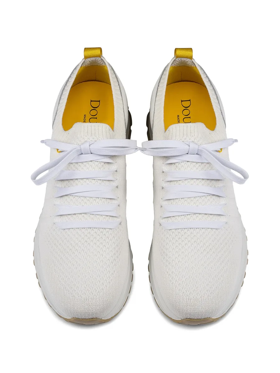 leather technical fabric sneakers 5