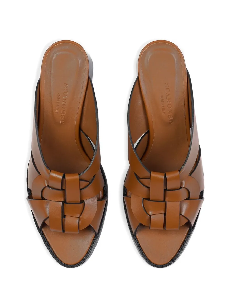 Aida woven leather sandals 7